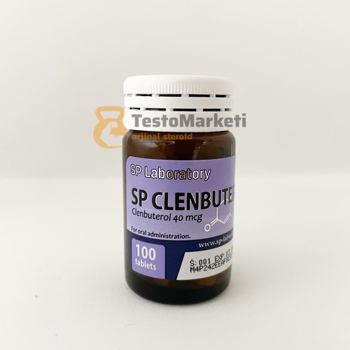 SP Labs Clenbuterol 40mcg 100 Tablet 6 sp clenbuterol 10 mg 100 tablet