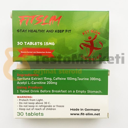 Fitslim 15mg Yağ Yakıcı 14 fitslim 15 mg 30 tablet
