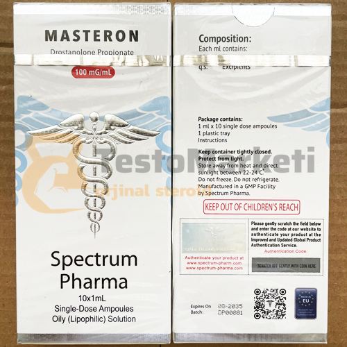 Spectrum Masteron 100 mg 10 Ampul 14 spectrum pharma masteron 100 mg